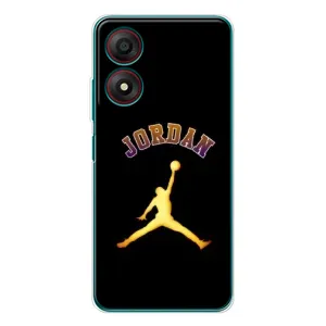Чехлы для ZTE Blade A34 - с картинкой JORDAN (AlphaPrint) (Jordan Gold)