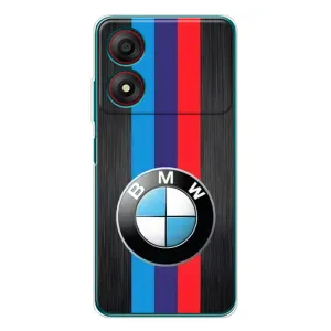 Чехол для Блейд А34 - с принтом БМВ (AlphaPrint) (Лого BMW)