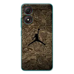 Чехлы для ZTE Blade A34 - с картинкой JORDAN (AlphaPrint) (Logo Jordan)
