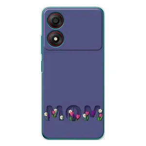 Чехлы для мамы на ZTE Blade A34 (Мама в цветах)