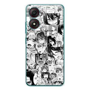 Анимешный чехол для ZTE Blade A34 (Ahegao manga)