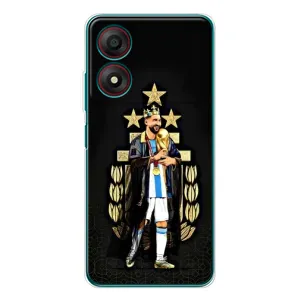 Чохли для ZTE Blade A34 (Leo чемпіон) (AlphaPrint) (Мессі Король)