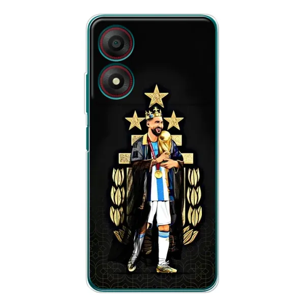 Чохол з принтом «Мессі Король» для ZTE Blade A34