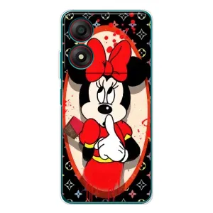 Чехол Disney Mouse ZTE Blade A34 (PREMIUMPrint) (Минни Маус ЛВ)