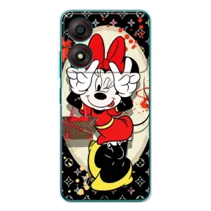 Чехол Disney Mouse ZTE Blade A34 (PREMIUMPrint) (Минни peace)