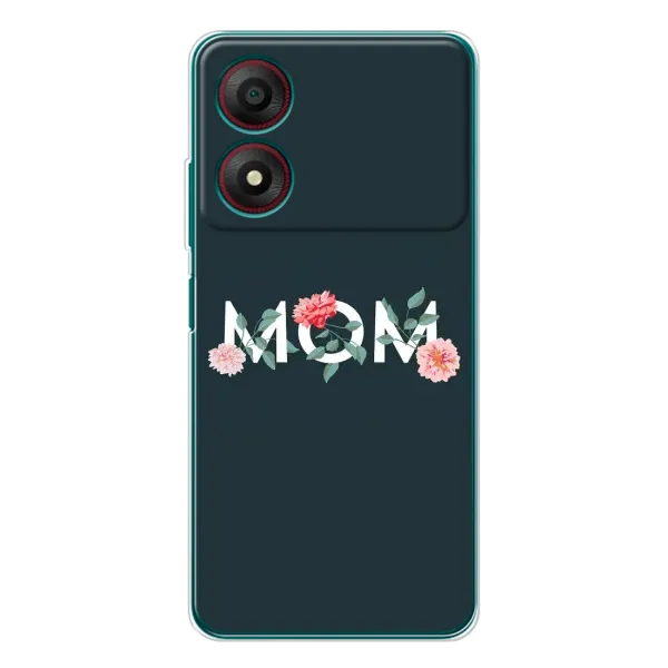 Чехол с принтом «Mom дизайн» для ZTE Blade A34