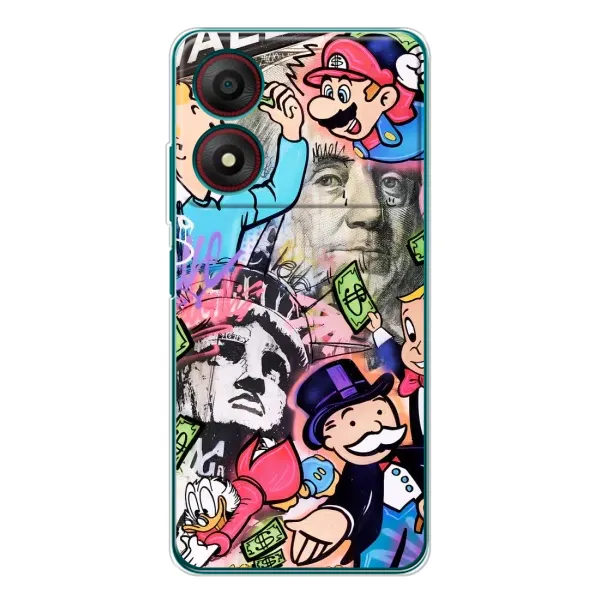 Чехол с принтом «Monopoly man» для ZTE Blade A34