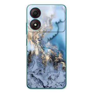Мраморний чехол на ZTE Blade A34 (VPrint) (Ніжний мрамор)