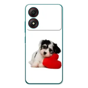 Чехлы с собаками для ZTE Blade A34 (VPrint) (Песик)
