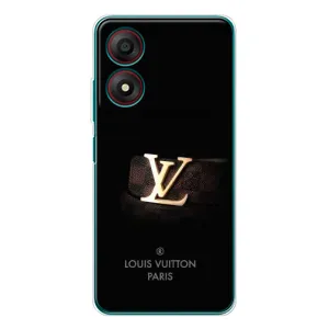 Чехлы Луи Витон для ZTE Blade A34 (AlphaPrint - LOUIS VUITTON) (ремешок LV)