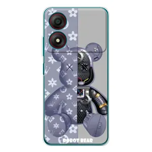 Крутые Чехлы Луи Виттон для ZTE Blade A34 (AlphaPrint) (Робот Мишка)