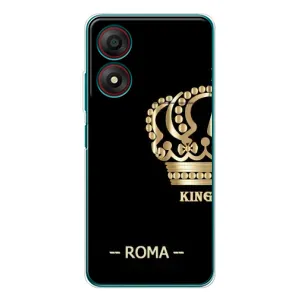 Чехлы для ZTE Blade A34 (VPrint) - Футбольные клубы (Roma)