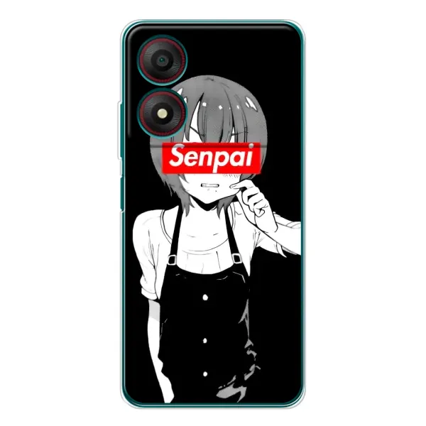Чехол с принтом «Senpai» для ZTE Blade A34