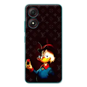 Чехлы для ZTE Blade A34 - Скрудж МакДак Louis Vuitton (PREMIUMPrint) (Скрудж с бриллиантом)