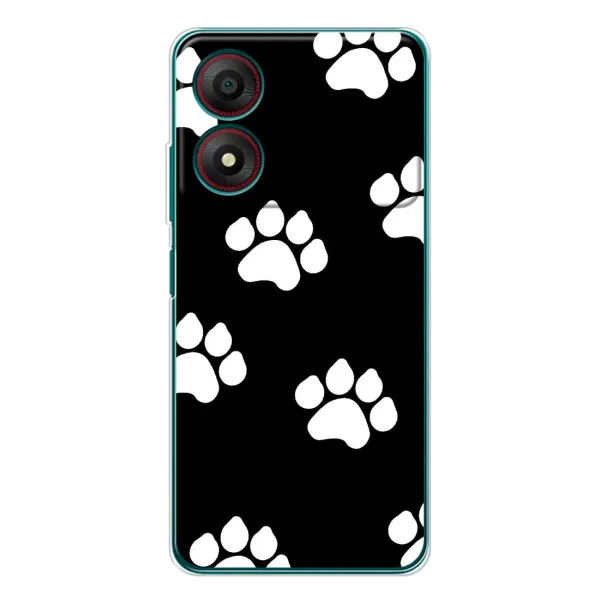 Чехол с принтом «Следы собаки» для ZTE Blade A34
