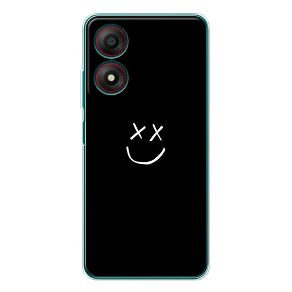 Чехол с принтом «Смайл» для ZTE Blade A34