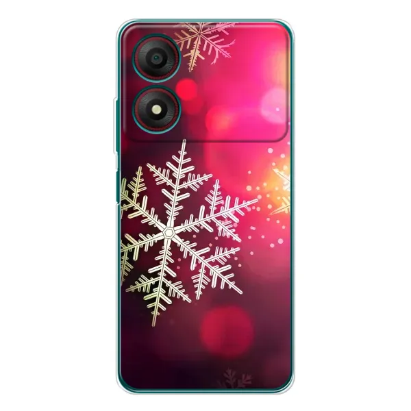 Чехол с принтом «Снежинка» для ZTE Blade A34