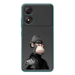 Чохли з Мавпами NFT для ZTE Blade A34 (AlphaPrint) (стильна мавпа NFT)