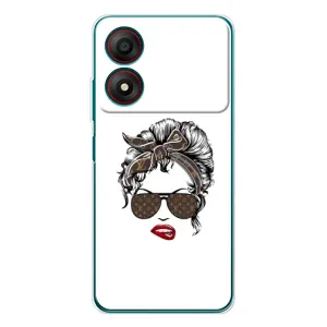 Чехлы Луи Витон для ZTE Blade A34 (AlphaPrint - LOUIS VUITTON) (стильная с луи витон)