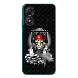 Чехлы с крутыми принтами для ZTE Blade A34 - (PREMIUMPrint) (Супер Марио)
