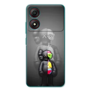 Чехлы для ZTE Blade A34 - Bearbrick Louis Vuitton (PREMIUMPrint) (Тело Bearbrick)