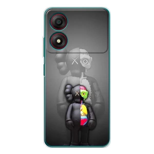 Чохол з принтом «Тіло Bearbrick» для ZTE Blade A34