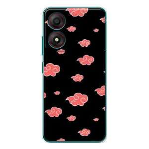 Чехлы Персонажи Аниме Наруто для ZTE Blade A34 (AlphaPrint) (Тучки Аниме)