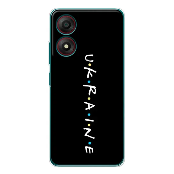 Чехол с принтом «UKRAINE» для ZTE Blade A34
