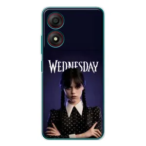 Чехлы Венсдей на ZTE Blade A34 Уэнсдей (AlphaPrint) (Wednesday)