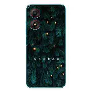 Новогодние, Праздничные Чехлы для ZTE Blade A34 - 2024 год (Winter)