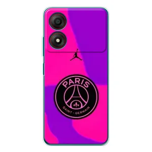 Чехлы PSG для ZTE Blade A34 (AlphaPrint) (яркий ПСЖ)