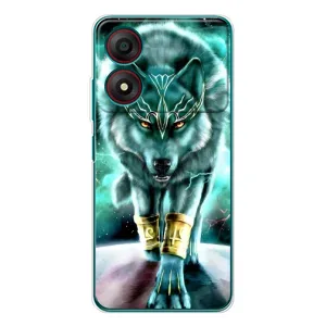 Защитные чехлы для Блейд А34 (AlphaPrint) (ХИТ продаж) ВОЛК (Яркий волк)