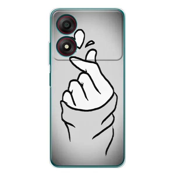 Чехол с принтом «Значок Love» для ZTE Blade A34