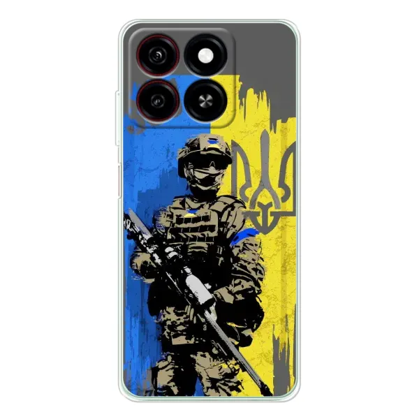 Чохол з принтом «АРТ солдат» для ZTE Blade A35 Чохол з принтом «АРТ солдат» для ZTE Blade A35