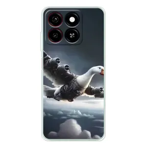 Чехол с мемом Тралалело тралала на ZTE Blade A35 (Бомбардини гусини)