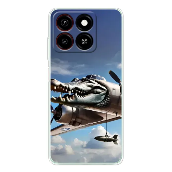 Чохол з принтом «Бомбардіро крокоділо» для ZTE Blade A35 Чохол з принтом «Бомбардіро крокоділо» для ZTE Blade A35
