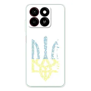Чехлы для ZTE Blade A35  Укр. Символика (AlphaPrint) (Герб из букв)