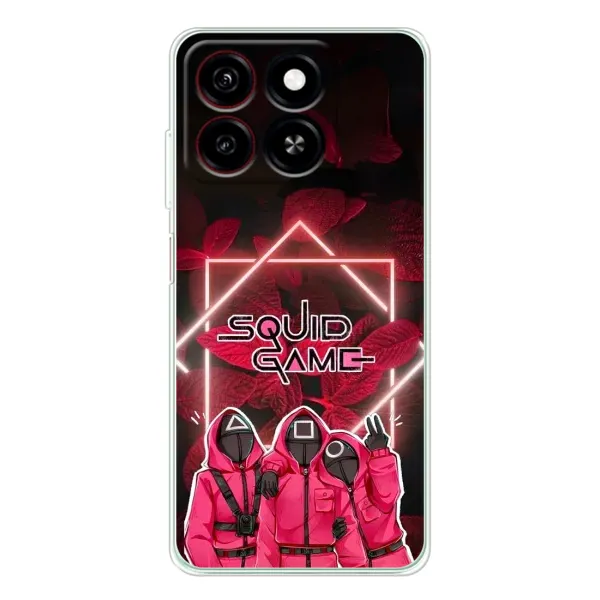 Чохол з принтом «Охоронці Гра кальмара» для ZTE Blade A35 Чохол з принтом «Охоронці Гра кальмара» для ZTE Blade A35