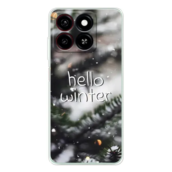 Чехол с принтом «Hello winter» для ZTE Blade A35 Чехол с принтом «Hello winter» для ZTE Blade A35