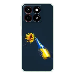 Чехол для Патриота Украины ZTE Blade A35 - (AlphaPrint) (Коктейль молотова)