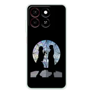 Чехлы Венсдей на ZTE Blade A35 Уэнсдей (AlphaPrint) (комната Уэнздей)