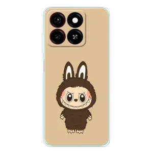 Чехол с Лабубу на ZTE Blade A35 (Bored Ape в красном)