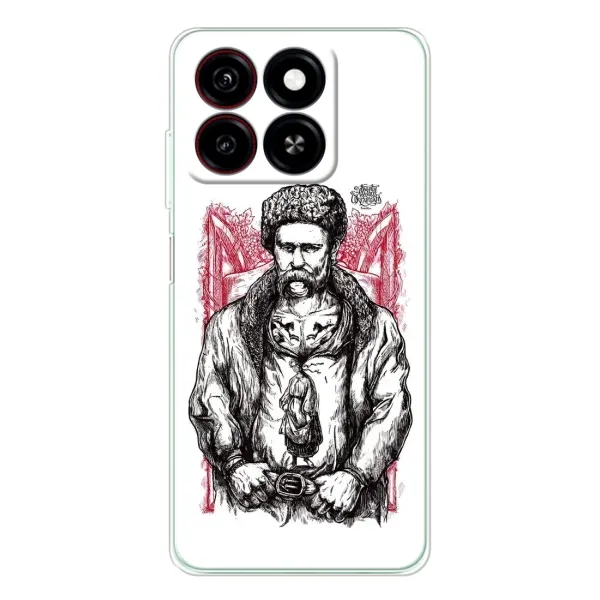Чохол з принтом «Козак Шевченко» для ZTE Blade A35 Чохол з принтом «Козак Шевченко» для ZTE Blade A35