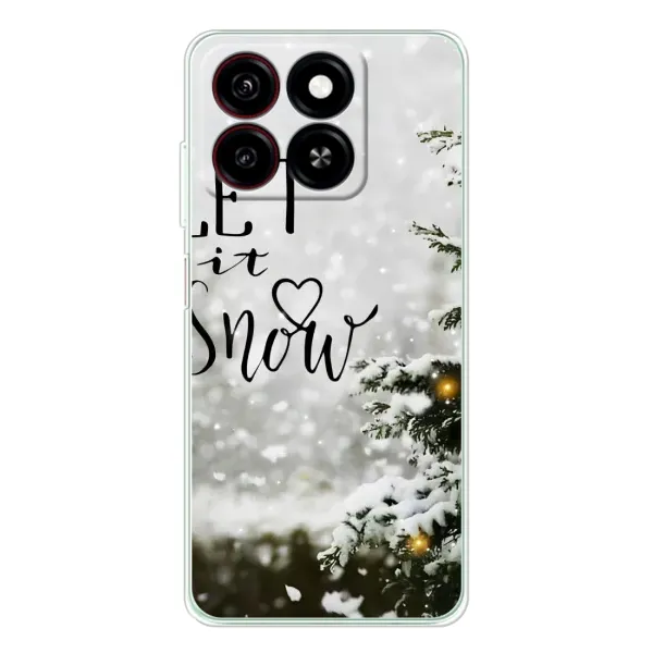 Чехол с принтом «Let it snow» для ZTE Blade A35 Чехол с принтом «Let it snow» для ZTE Blade A35