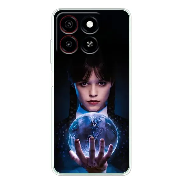 Чехол с принтом «Магическая сфера Уэнздей» для ZTE Blade A35