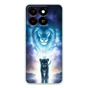 Чехол со Львом для ZTE Blade A35 (VPrint) (Маленький лев)
