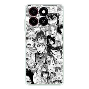 Анимешный чехол для ZTE Blade A35 (Ahegao manga)