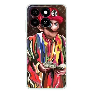 Брендновые Чехлы для ZTE Blade A35 - (PREMIUMPrint) (Mario LV)