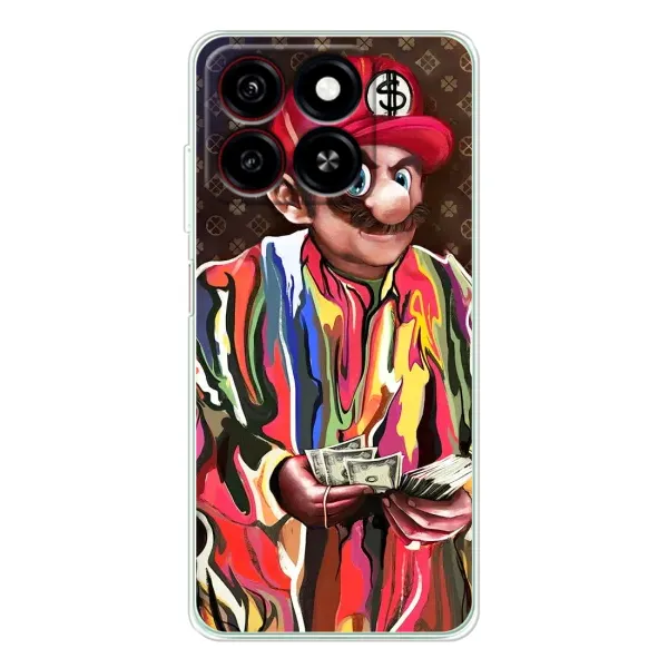 Чохол з принтом «Mario LV» для ZTE Blade A35