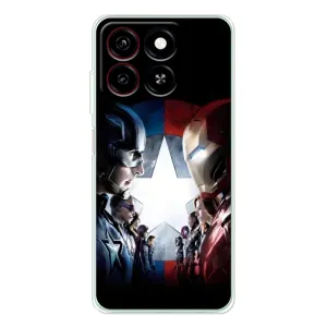 Чехлы с героями Марвел ZTE Blade A35 (VPrint) (Марвел стайл)